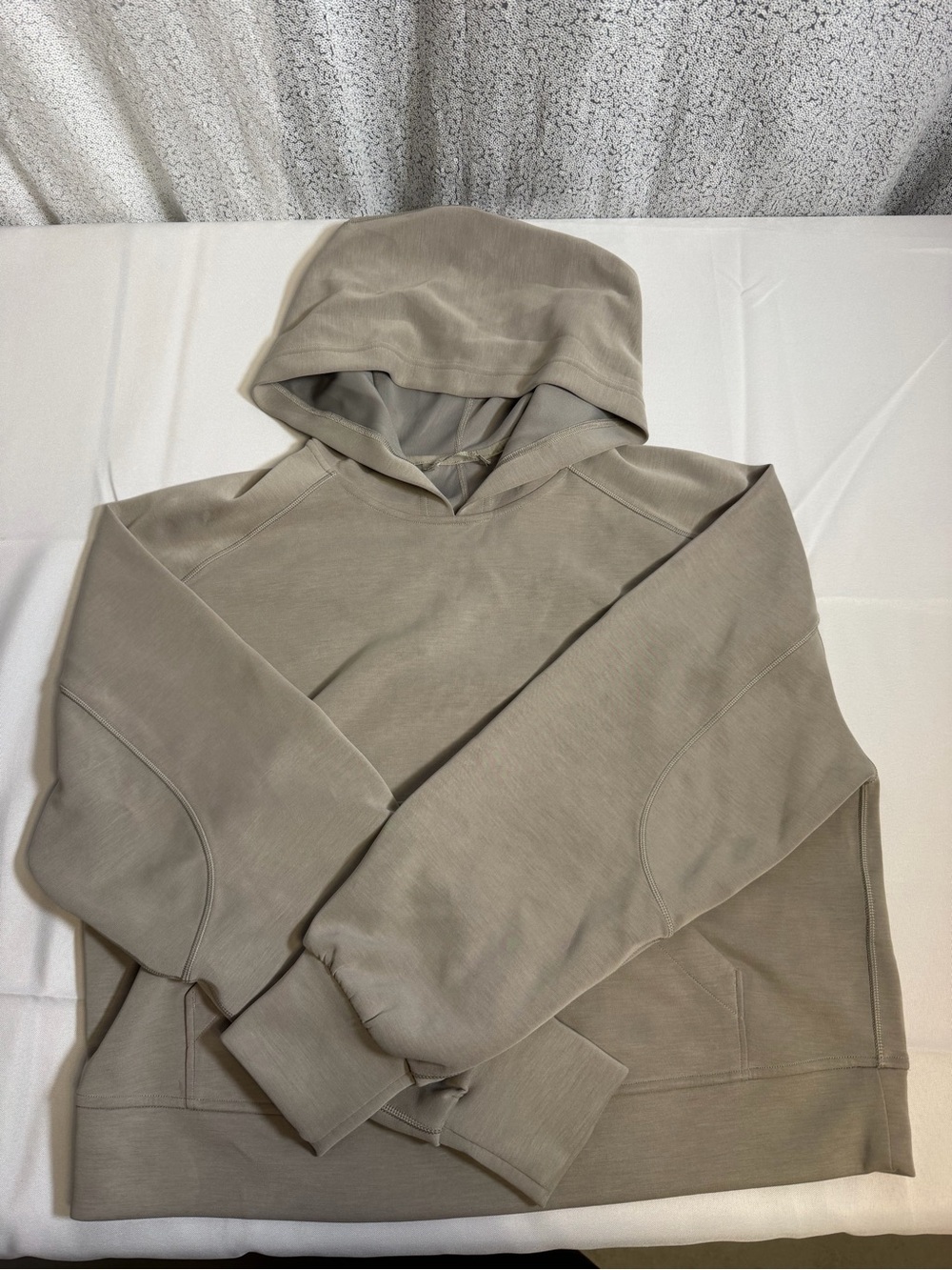lululemon athletica Taupe Hoodie Sweatshirt